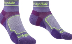 Socks|Socks-Bridgedale Womens TRAIL RUN Ultralight T2 Coolmax Sport Low Socks - Purple
