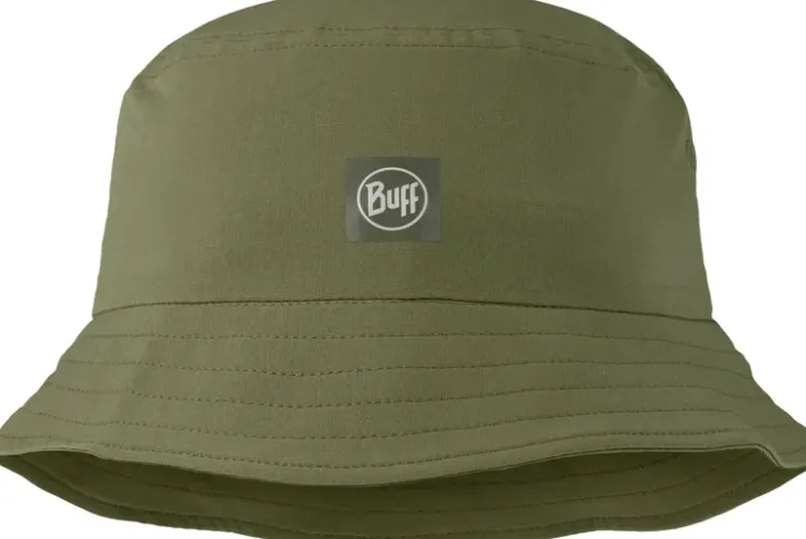 Hats-Buff Adventure Bucket Hat - Solid Tundra Khaki