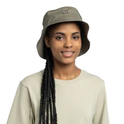 Hats-Buff Adventure Bucket Hat - Solid Tundra Khaki