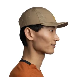 Hats-Buff 5 Panel Go Cap - Solid Fawn