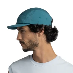 Hats-Buff 5 Panel Go Cap - Solid Teal