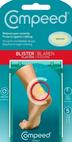 First Aid-Compeed Medium Blister Plasters