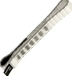 Carabiners & Quickdraws-DMM 11mm x 12cm Dynatec Quickdraw Sling with Retainer - Grey