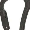Carabiners & Quickdraws-DMM Shadow HMS Locksafe Carabiner - Matt Grey