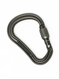 Carabiners & Quickdraws-DMM Shadow HMS Screwgate Carabiner - Matt Grey