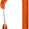 Carabiners & Quickdraws-DMM WallDO Wiregate Carabiner - Orange