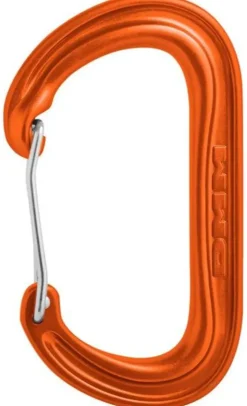 Carabiners & Quickdraws-DMM WallDO Wiregate Carabiner - Orange