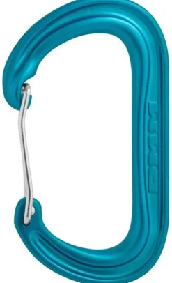 Carabiners & Quickdraws-DMM WallDO Wiregate Carabiner - Turquoise