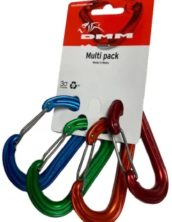Carabiners & Quickdraws-DMM WallDO Wiregate Carabiner - 4 Pack Assorted