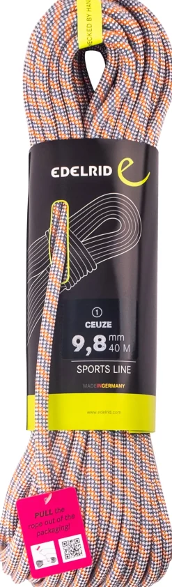 Ropes & Slings-Edelrid Ceuze 9.8mm x 40m Climbing Rope - Icemint-Sahara