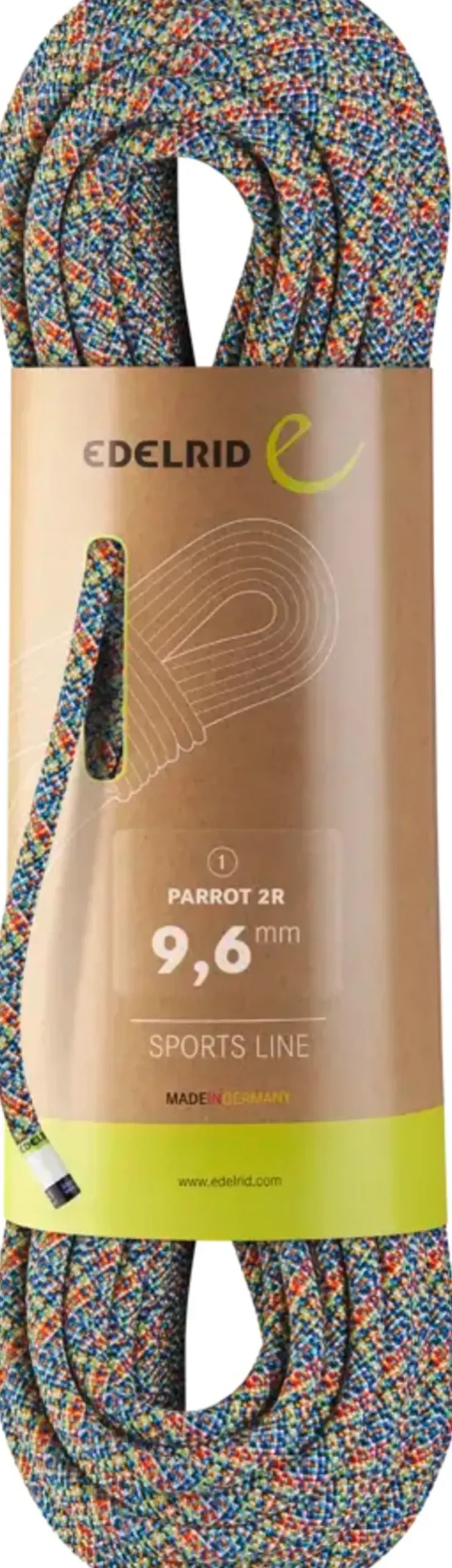 Ropes & Slings-Edelrid Parrot 2R 9.6mm x 60m Climbing Rope