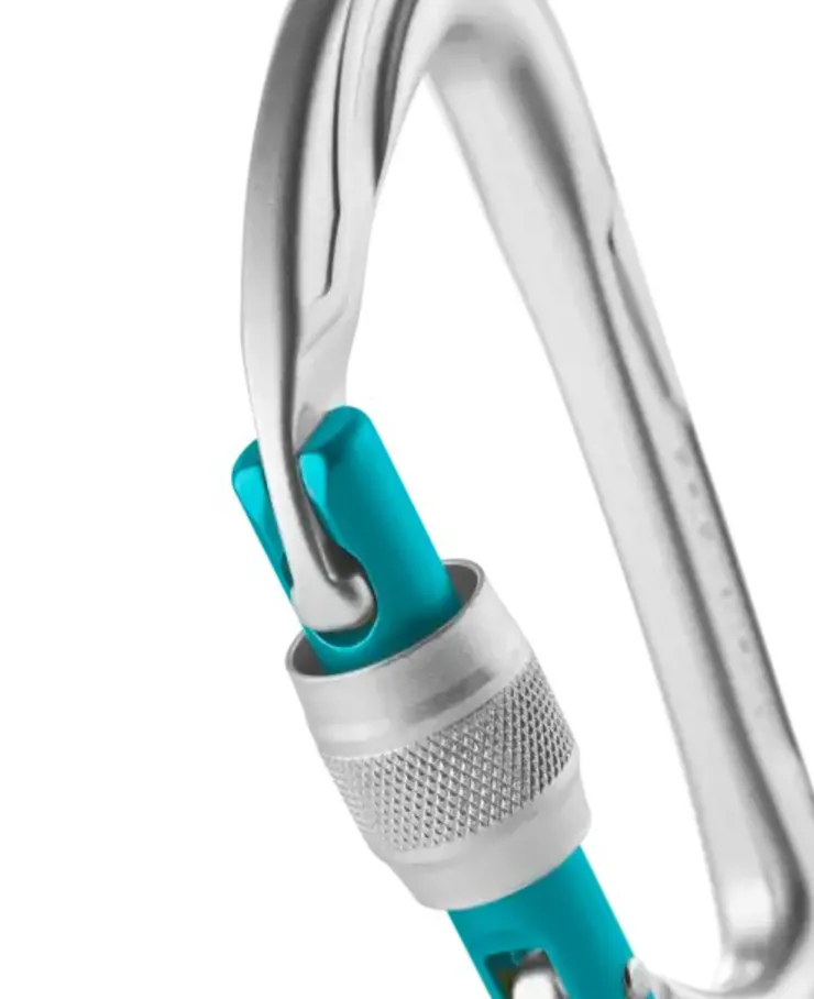 Carabiners & Quickdraws-Edelrid Pure Screw III Carabiner - Silver