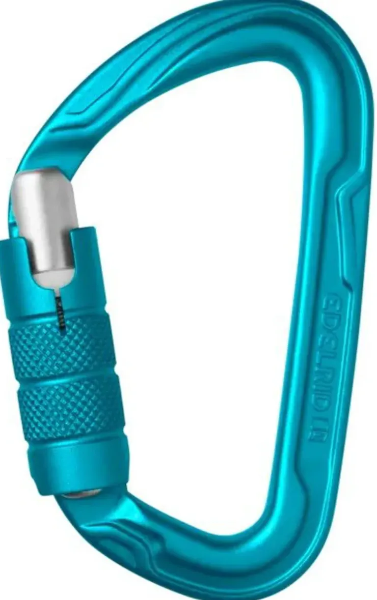 Carabiners & Quickdraws-Edelrid Pure Triple III Carabiner - Icemint