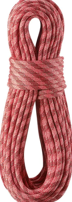 Ropes & Slings-Edelrid Python 10mm x 50m Climbing Rope - Red