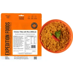 Lunch/ Dinner-Expedition Foods Chicken Tikka with Rice - 800kcal