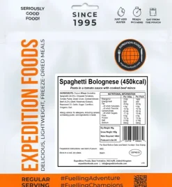 Lunch/ Dinner-Expedition Foods Spaghetti Bolognese - 450kcal
