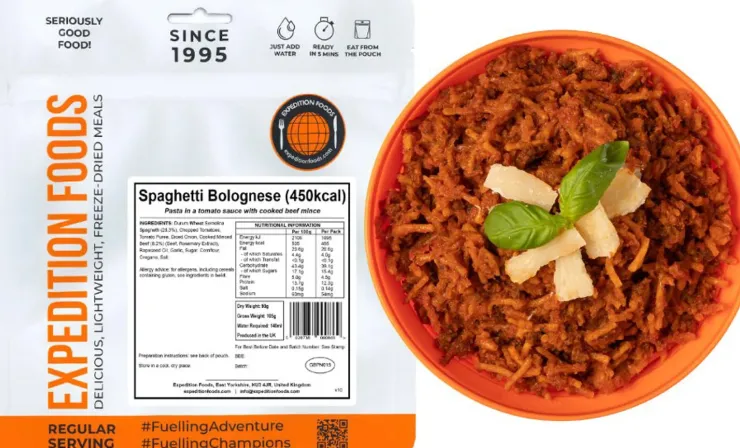 Lunch/ Dinner-Expedition Foods Spaghetti Bolognese - 450kcal