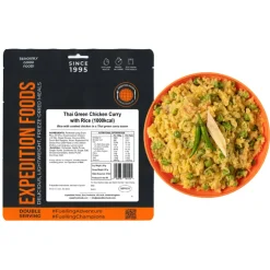 Lunch/ Dinner-Expedition Foods Thai Green Chicken Curry with Rice - 1000kcal