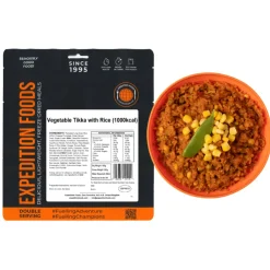 Lunch/ Dinner-Expedition Foods Vegetable Tikka with Rice - 1000kcal