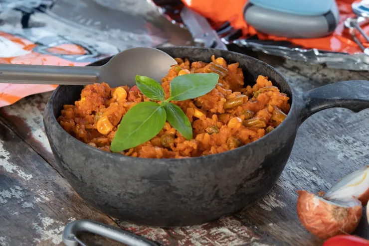 Lunch/ Dinner-Expedition Foods Vegetable Tikka with Rice - 800kcal