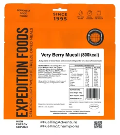 Breakfast-Expedition Foods Very Berry Muesli - 800kcal