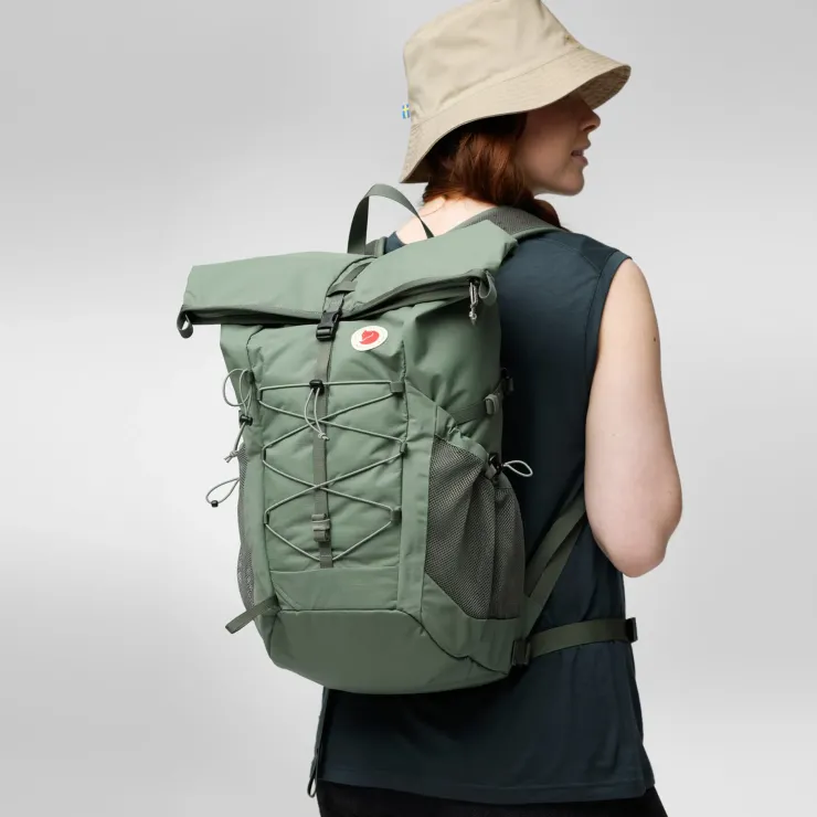 Day Packs-Fjallraven Abisko Hike Foldsack - Patina Green