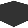 Footprints & Floors-Fjallraven Abisko Lite 1 Footprint - Black