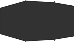 Footprints & Floors-Fjallraven Abisko Lite 3 Footprint - Black