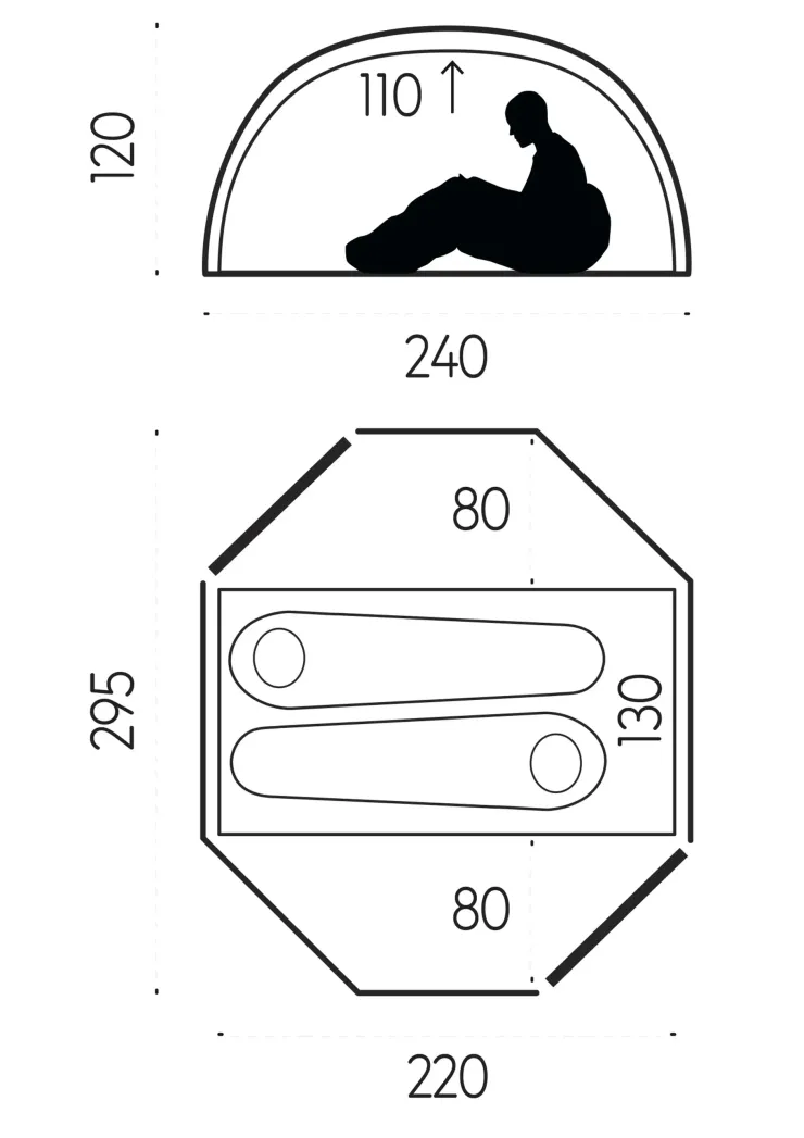 Backpacking & Lightweight Tents-Fjallraven Abisko View 2 Tent - Sand
