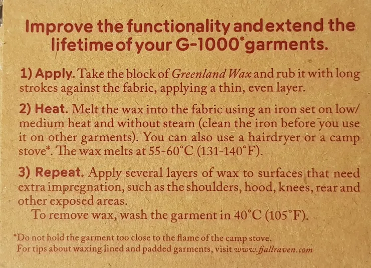 Clothing Cleaning & Proofing-Fjallraven Greenland Wax