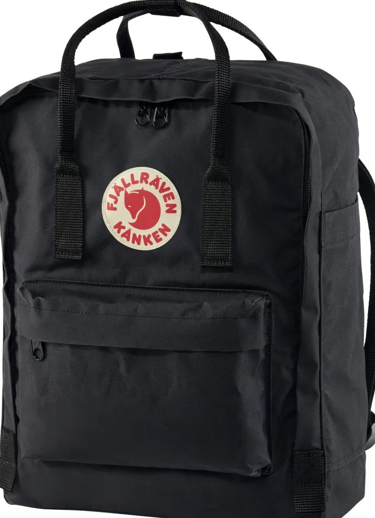 Day Packs-Fjallraven Kanken Backpack - Black