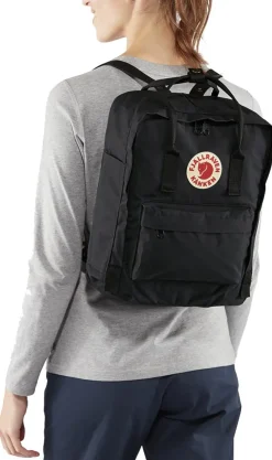 Day Packs-Fjallraven Kanken Backpack - Black