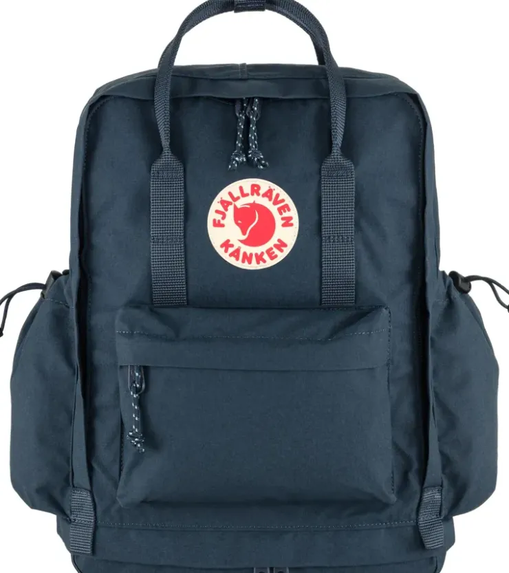 Day Packs-Fjallraven Kanken Outlong Backpack - Navy