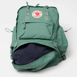 Day Packs-Fjallraven Kanken Outlong Backpack - Frost Green