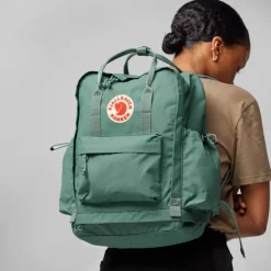 Day Packs-Fjallraven Kanken Outlong Backpack - Frost Green