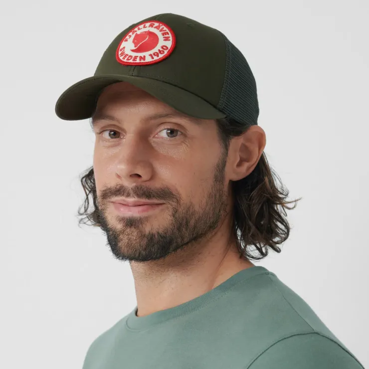 Hats-Fjallraven 1960 Logo Langtradarkeps Cap - Black