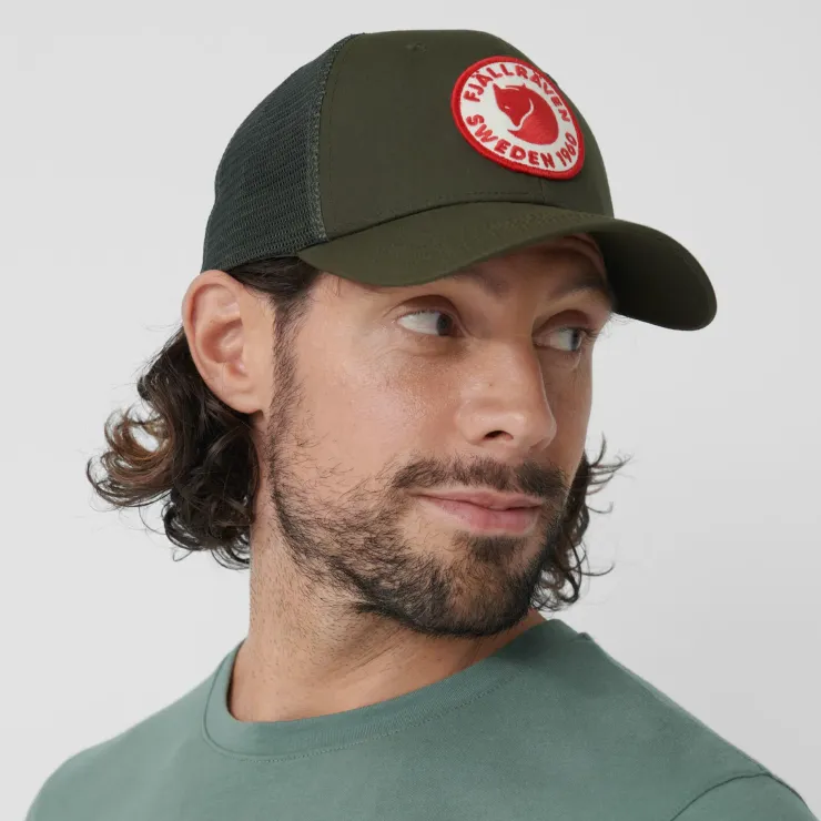 Hats-Fjallraven 1960 Logo Langtradarkeps Cap - Black