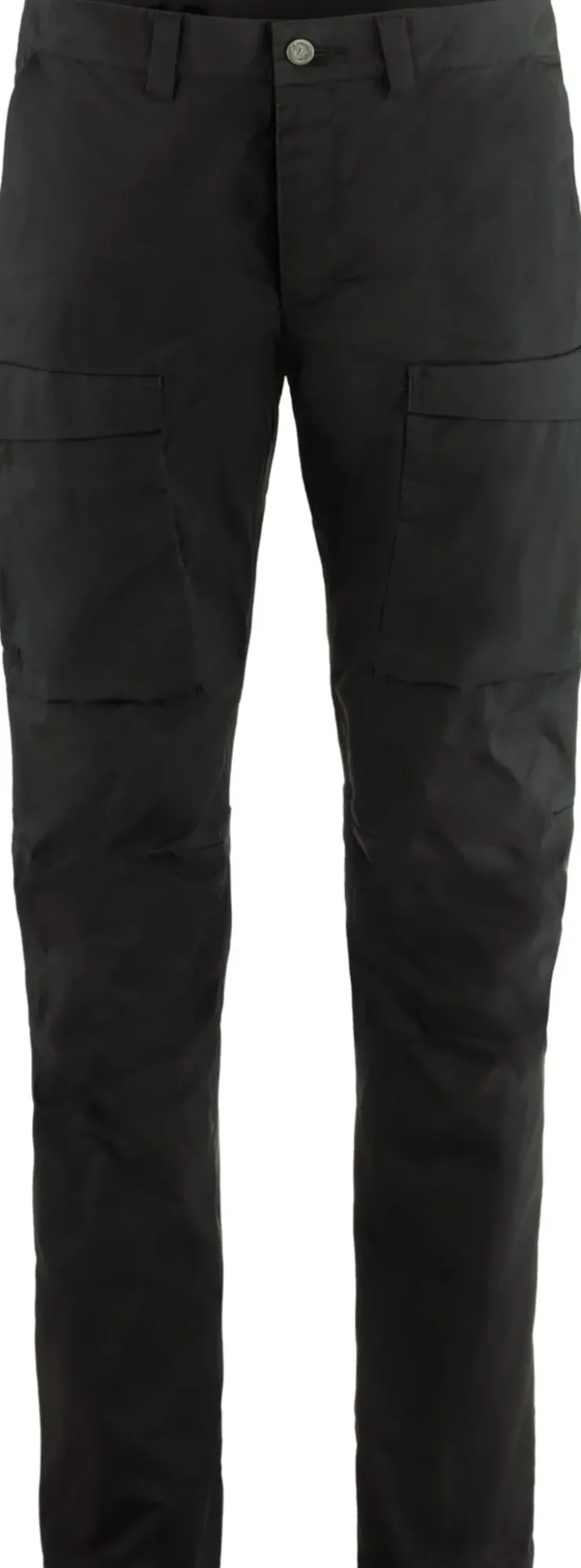 Trousers & Leg Wear-Fjallraven Mens Abisko Hybrid Trail Trousers - Black