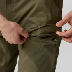 Trousers & Leg Wear-Fjallraven Mens Abisko Hybrid Trail Trousers - Black