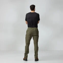 Trousers & Leg Wear-Fjallraven Mens Abisko Hybrid Trail Trousers - Black