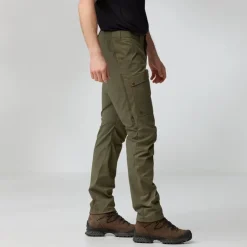 Trousers & Leg Wear-Fjallraven Mens Abisko Hybrid Trail Trousers - Black