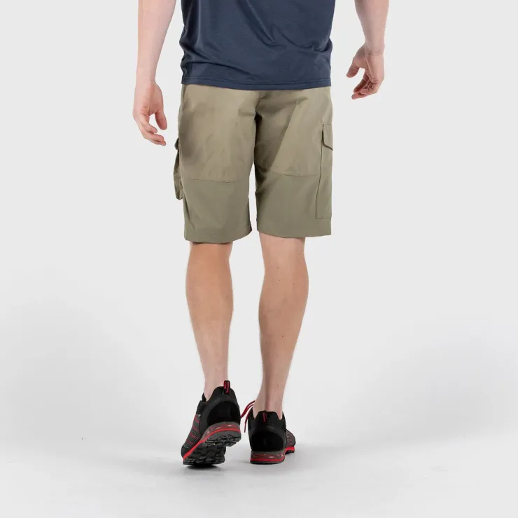 Shorts-Fjallraven Mens Abisko Shorts - Dark Olive