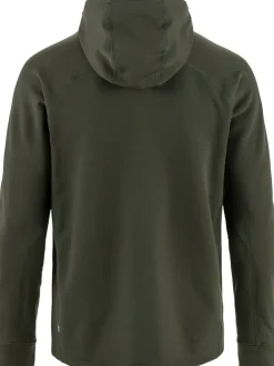 Fleece & Mid Layer-Fjallraven Mens Expedition Fleece Hoodie - Deep Forest