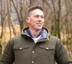 Insulated Jackets-Fjallraven Mens Greenland No.1 Down Jacket - Deep Forest