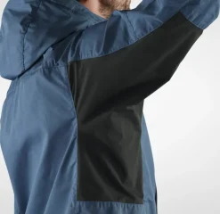 Casual Jackets-Fjallraven Mens Kaipak Jacket - Dark Grey-Black