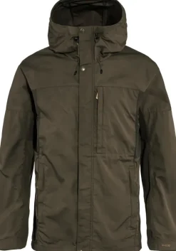 Casual Jackets-Fjallraven Mens Kaipak Jacket - Dark Olive