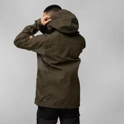 Casual Jackets-Fjallraven Mens Kaipak Jacket - Dark Olive