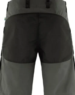 Shorts-Fjallraven Mens Keb Shorts - Black-Stone Grey