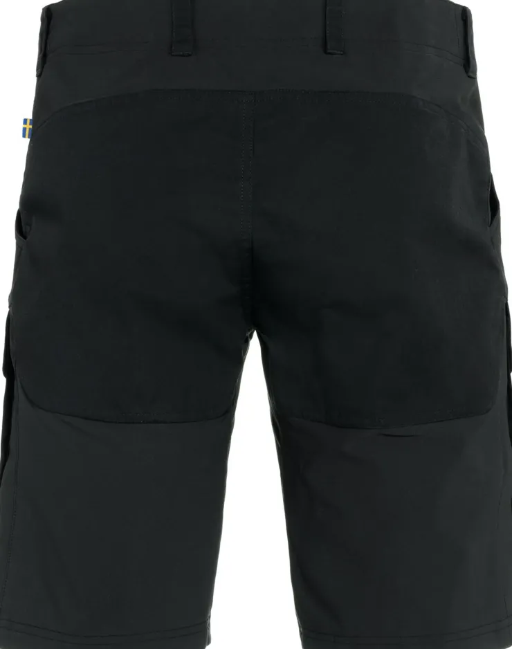 Shorts-Fjallraven Mens Keb Shorts - Black-Black