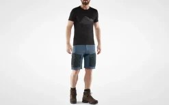 Shorts-Fjallraven Mens Keb Shorts - Black-Black